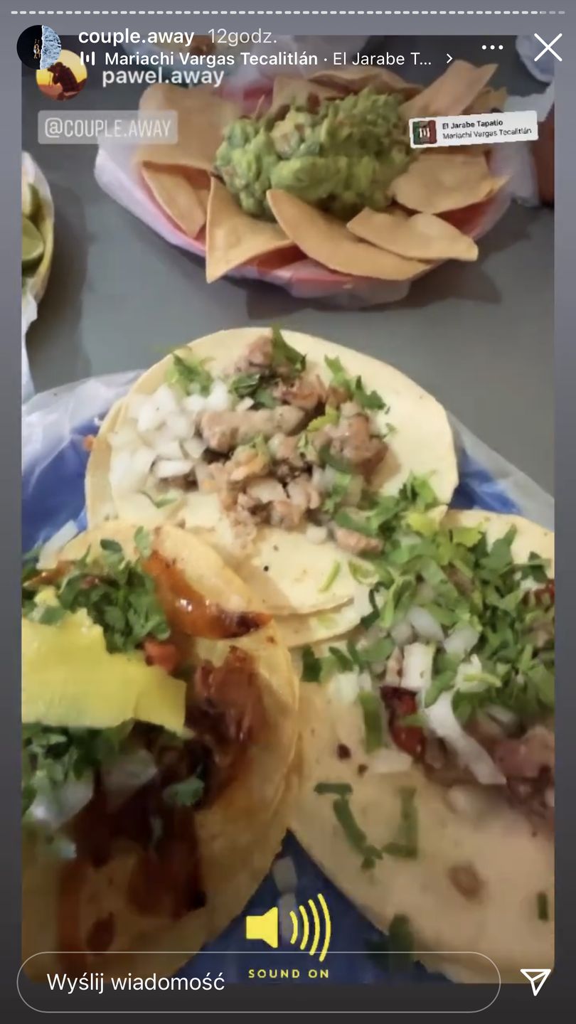 Kolacja Polaków w Meksyku. 