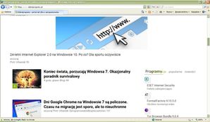 dobreprogramy.pl na Internet Explorer