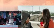 Dziennikarka CNN zaatakowana podczas wejścia na żywo. Napastnik z nożem