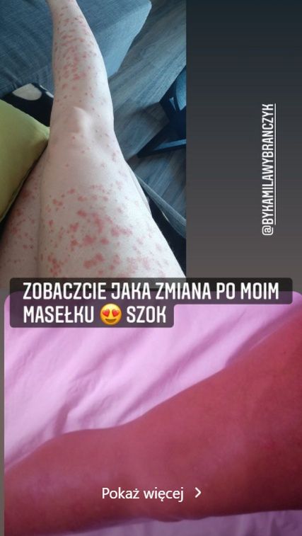 Relacja Kamili Wybrańczyk na Instastories