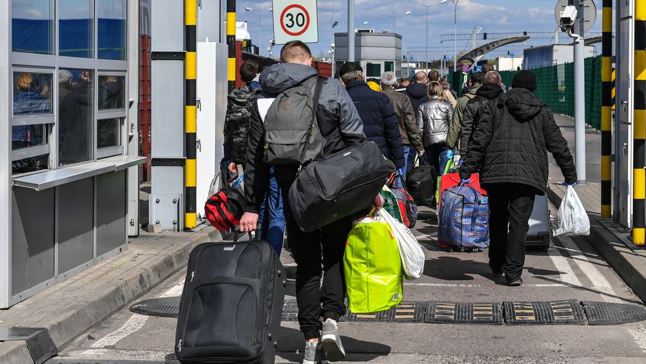 Ruch na przejściu granicznym z Ukrainą w Dorohusku