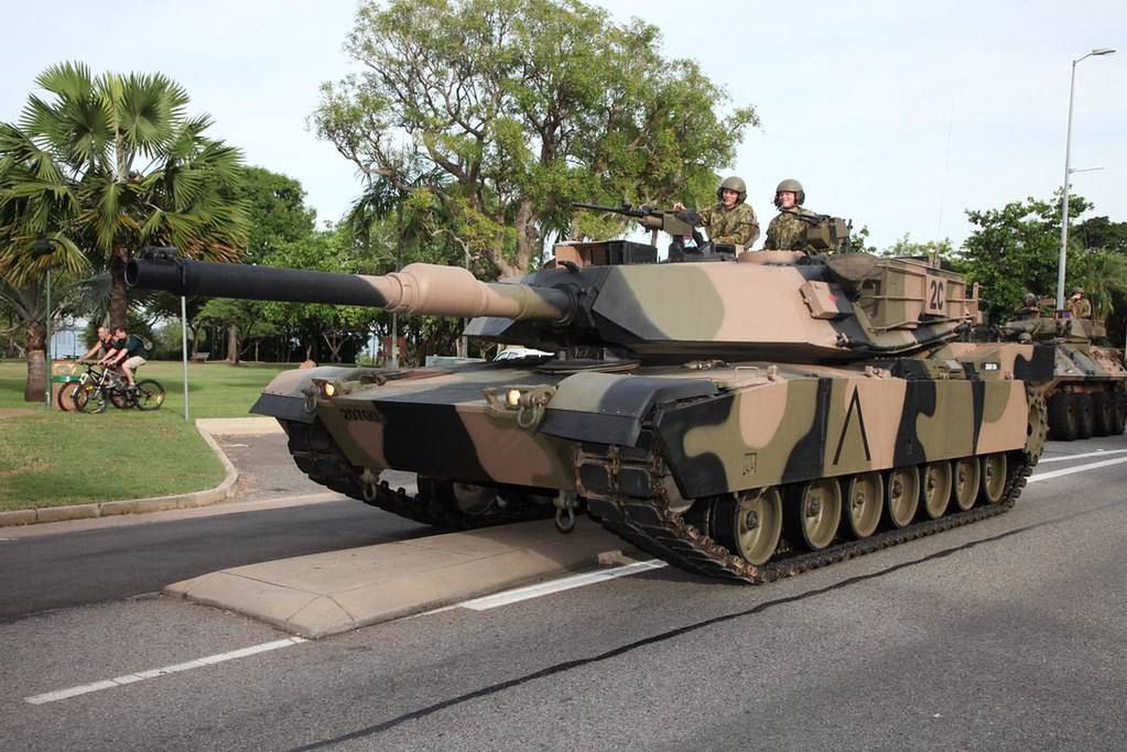 Magnificent tanks will arrive at the front. This is support from Australia.