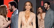 Wydekoltowana Jennifer Lopez FLIRTUJE Z KOLEGĄ z planu, promując swój nowy film. Jest ogień? (ZDJĘCIA)