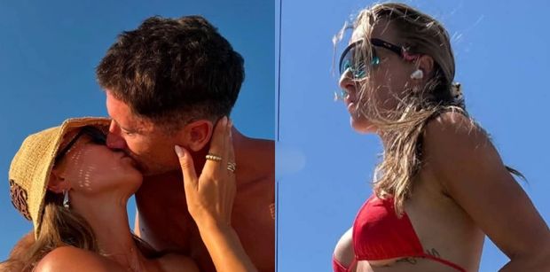 Romantyczne chwile Lewandowskich na wakacjach. Anna pochwaliła się całuśnym zdjęciem z Robertem (FOTO)