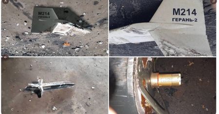 Irański dron bojowy zestrzelony na południu Ukrainy