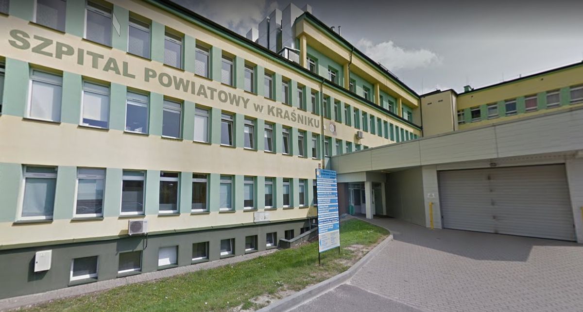 Koronawirus w Polsce. Szpital w Kraśniku ogranicza liczbę pacjentów (Fot.:maps.google.pl)