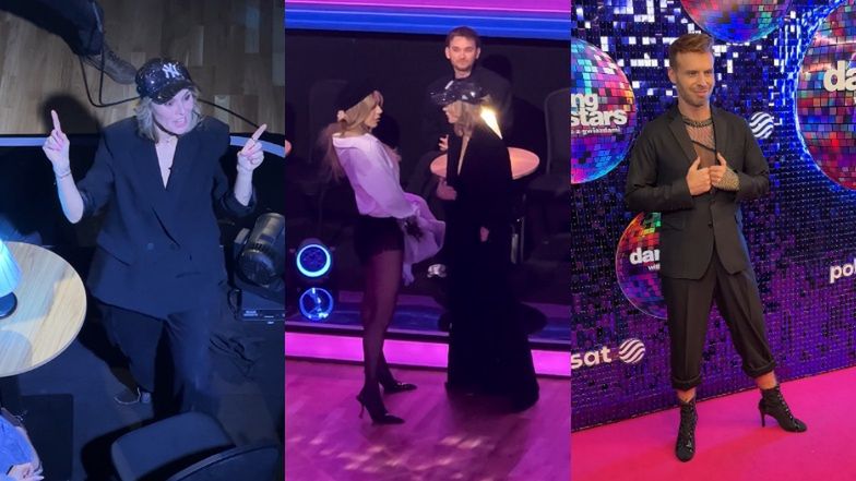Kulisy "Tańca z Gwiazdami": Pogaduchy Dody i Mandaryny, tańce na rurze i Piotr Musiałkowski w szpilkach na ściance (WIDEO)