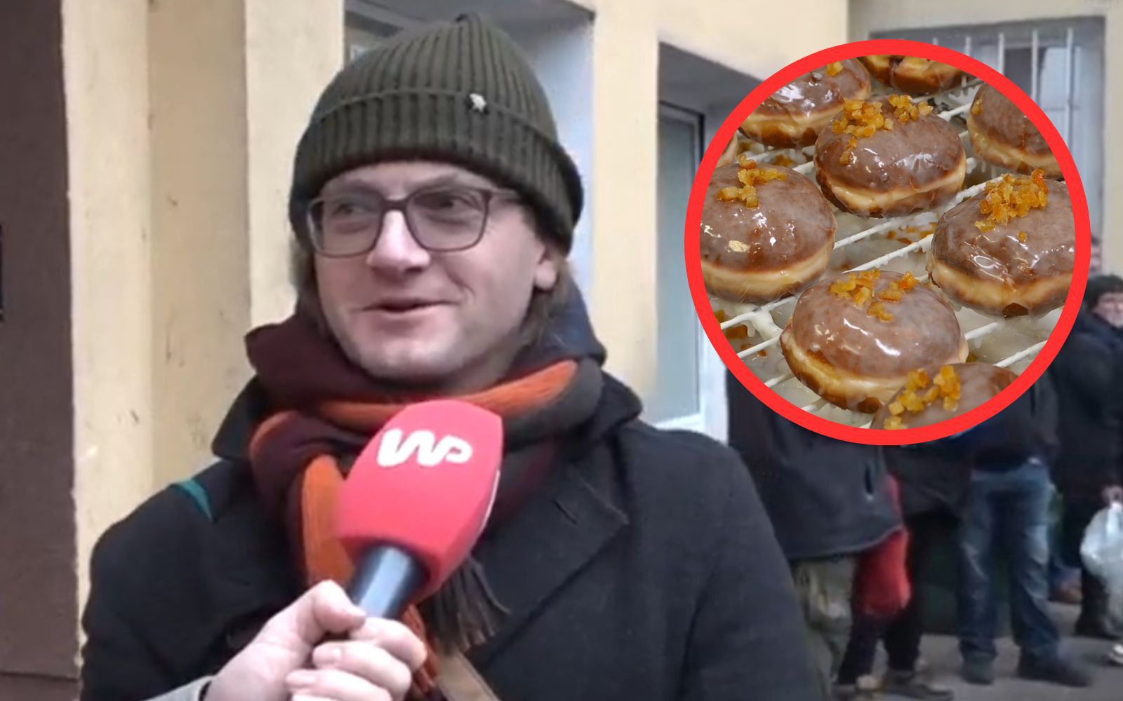 Najwytrwalsi po pączki z Górczewskiej stal od bladego świtu