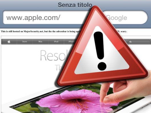 Luka w Safari na iOS 5.1