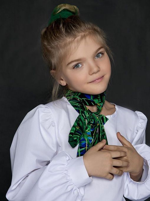 Dziewczynka jest obdarzona niezwykłą urodą