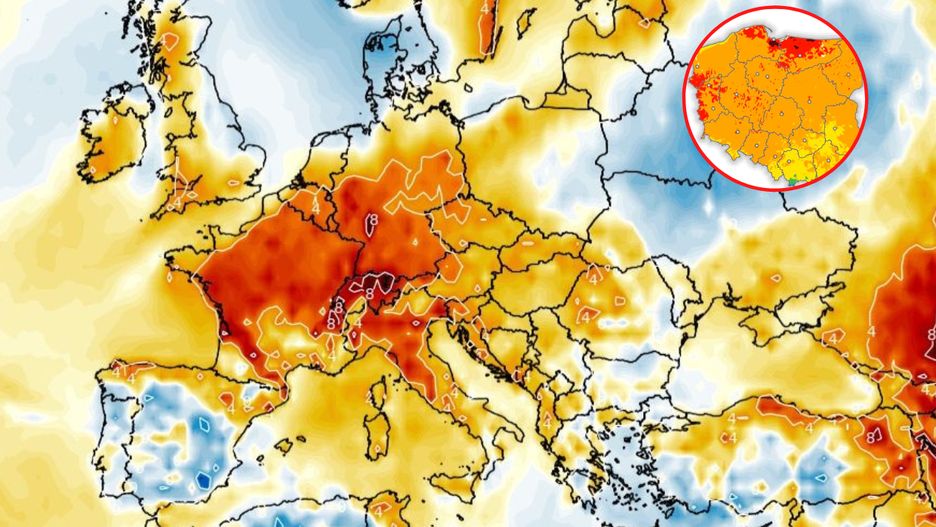 Pogoda. Rozległe wyże Vera i Wiola nad Europą. Deszczu nie będzie, w lasach coraz bardziej sucho