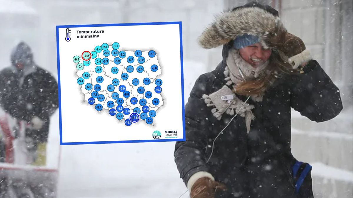 Mróz w Polsce. Rekordowe spadki temperatur na południu