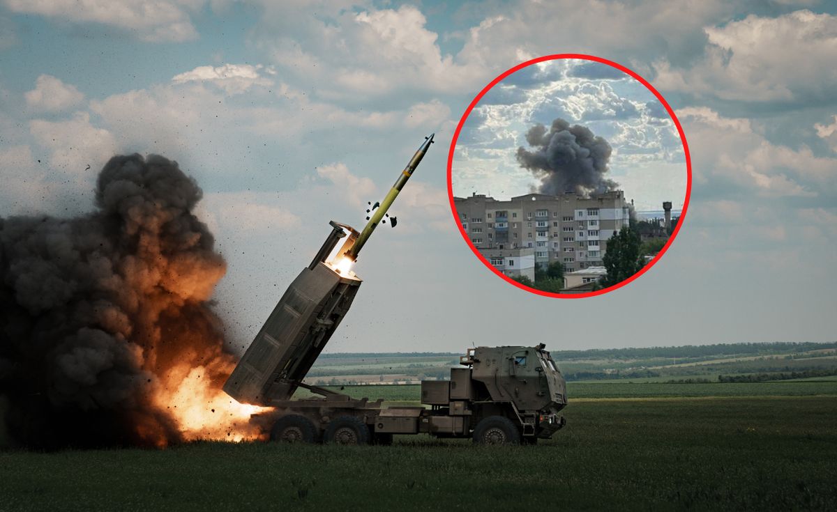 Ukraińskie pociski spadły na rosyjskie cele w trzech okupowanych miastach na Południu 