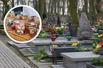 Wszystkich Świętych na bogato. Pod cmentarzem w Lublinie kupisz oscypka, wędzoną rybę i baklawę