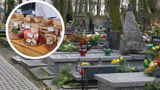 Wszystkich Świętych na bogato. Pod cmentarzem w Lublinie kupisz oscypka, wędzoną rybę i baklawę