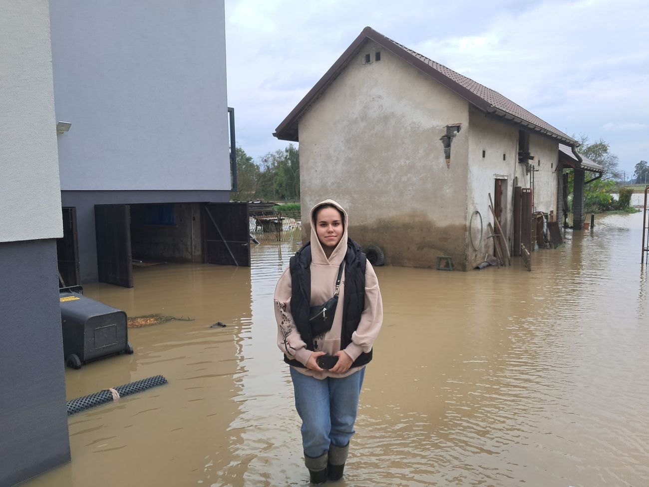 Wiktoria: "Szczęście, że woda nie dostała się na górne piętra"