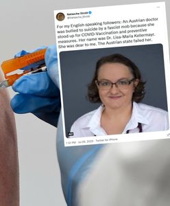 Nie żyje lekarka zaszczuta przez antyszczepionkowców w Austrii