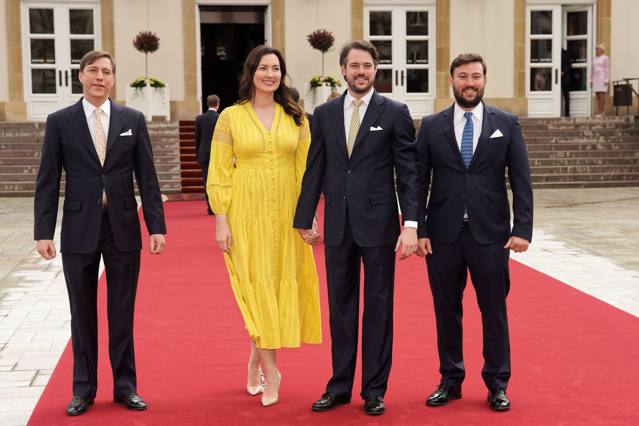 Książę Louis, księżniczka Claire, książę Felix i książę Sebastien