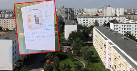 Nietypowe ogłoszenie na bloku. Ludzie stawali i robili zdjęcia