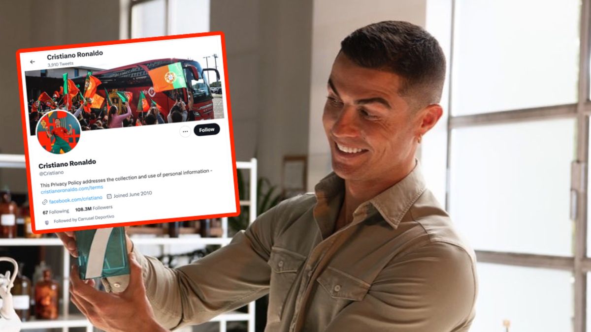 Cristiano Ronaldo nie ma subskrypcji na Twitterze