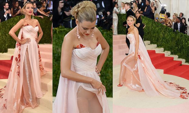 Gala MET 2016: Blake Lively zakrywa ciążowy brzuszek?