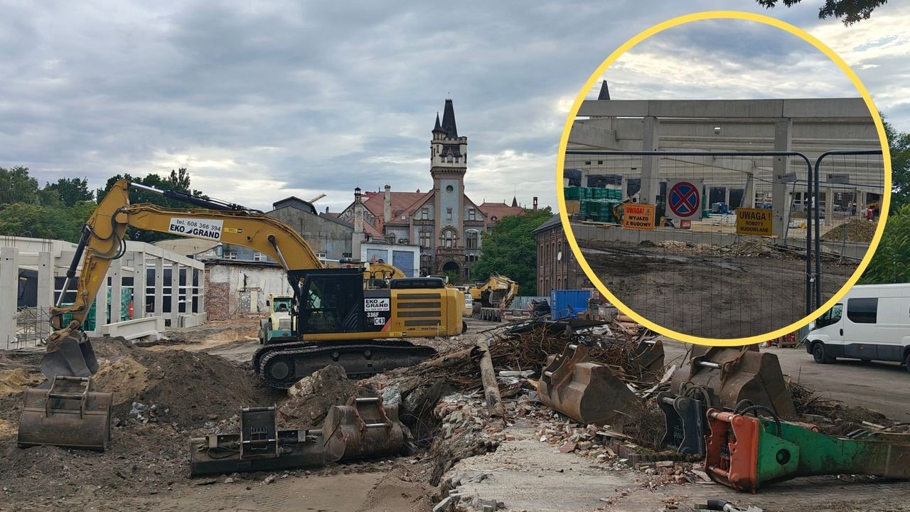 Nowy sklep Kaufland w Sosnowcu. Prace w miejscu dawnej przędzalni nabrały rozpędu! Czy dyskont powstanie szybciej? Zobacz ZDJĘCIA z budowy
