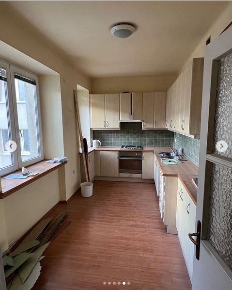 Izabella Krzan ogłasza rozpoczęcie remontu nowego mieszkania
