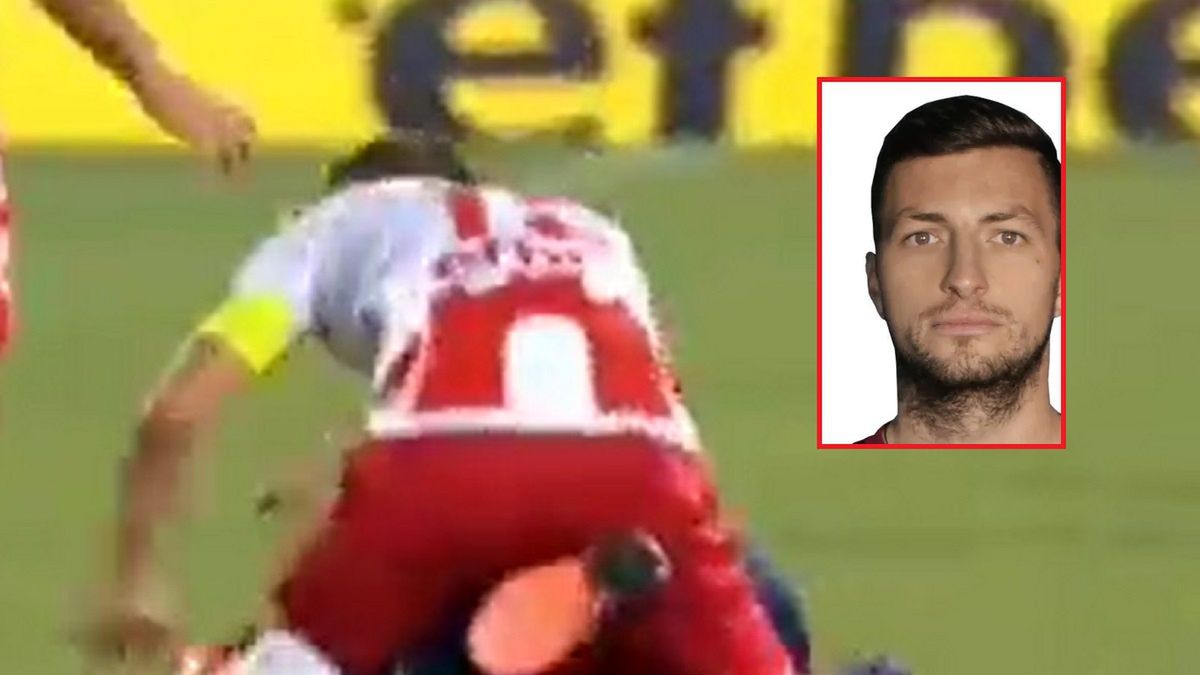 Aleksandar Pejović okłada pięściami przeciwnika