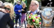 Pogrzeb Piotra Gesslera: smutna Magda, Lara z mężem i córką oraz Ryszard Kalisz z kwiatami (ZDJĘCIA)