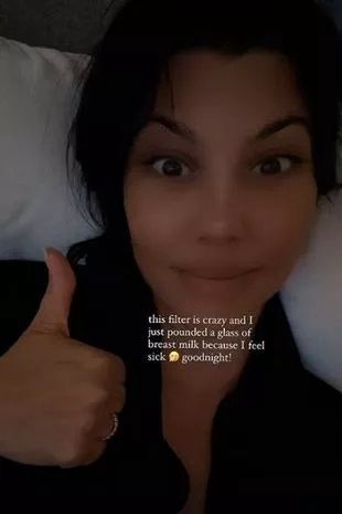 Kourtney pochwaliła się swoim remedium na ból głowy.