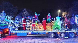 Szczecinek: Strażacki Konwój Św. Mikołaja przemierzył powiat