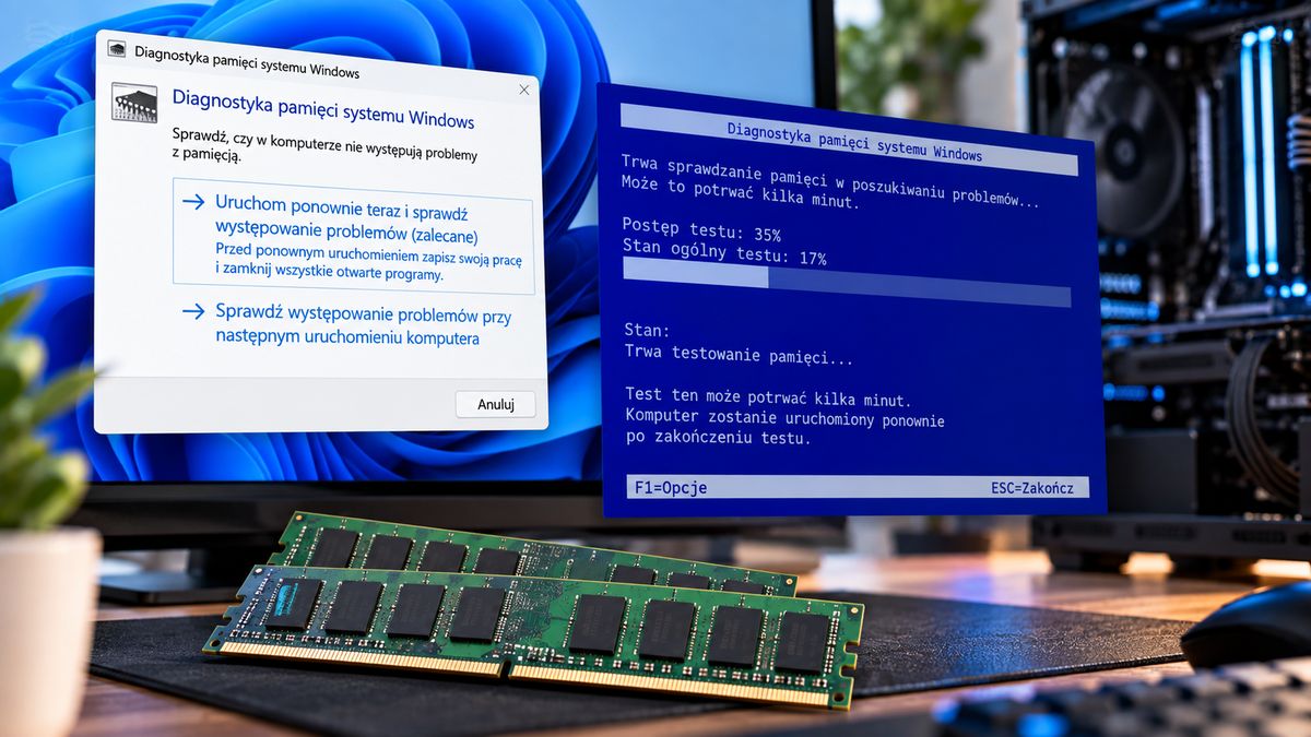 Jak sprawdzić kondycję pamięci RAM w Windows?
