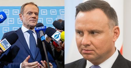 Donald Tusk miażdży Andrzeja Dudę podczas przemówienia w Białymstoku: "Nie ma ODWAGI I CHARAKTERU"