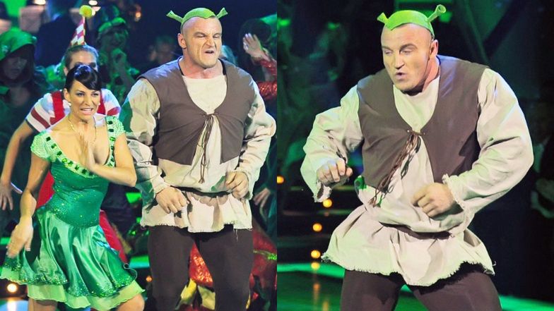 #16 lat temu na Pudelku: Pudzian miał zarobić na "Tańcu z gwiazdami" 1,2 miliona złotych! Pamiętacie, jak w finale pląsał jako Shrek?