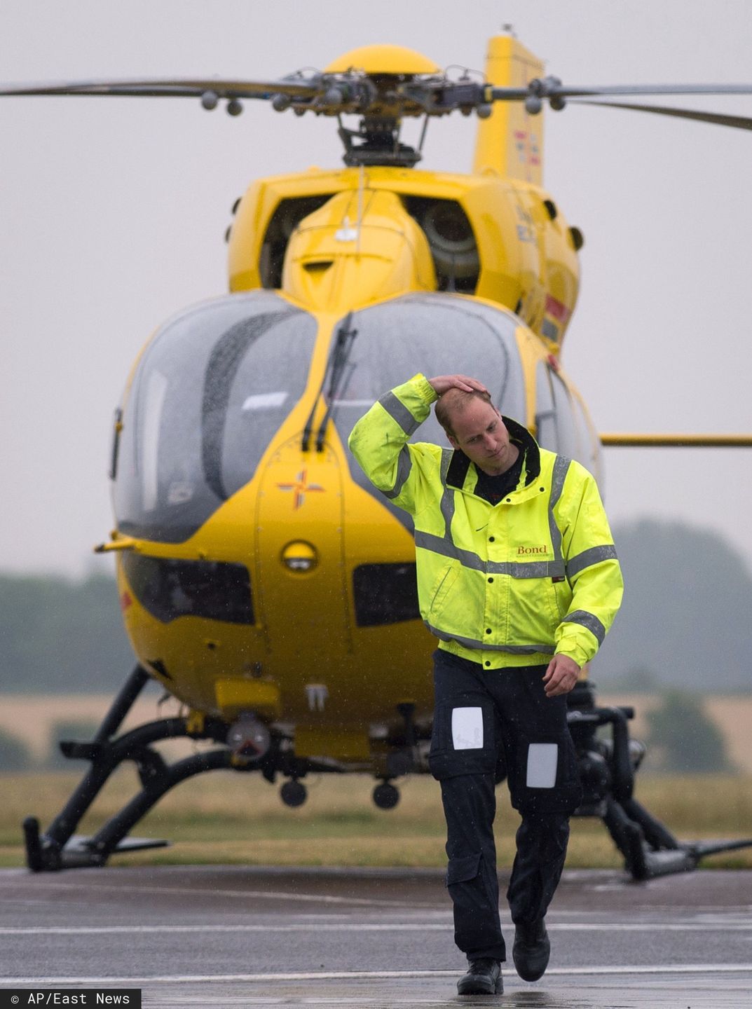 Książę William za czasów służby w East Anglian Air Ambulance