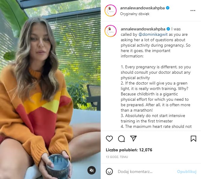 Post Anny Lewandowskiej