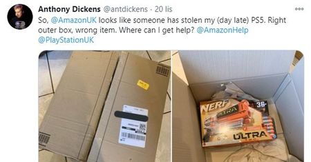 Zamówili PS5 w Amazonie. Dostali podejrzane przesyłki bez konsoli