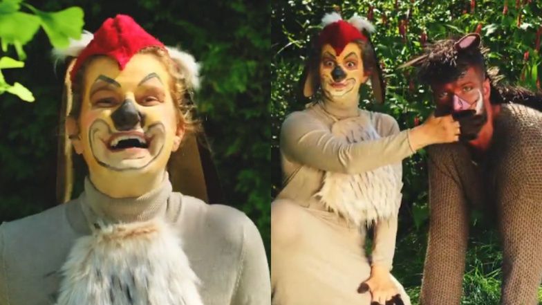 Zofia Zborowska i Andrzej Wrona przebrali się za TIMONA i PUMBĘ na pierwsze urodziny córeczki! (WIDEO)