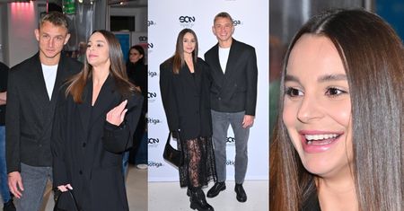 Jakub i Paulina Rzeźniczakowie ogrzewają się w świetle fleszy na premierze książki o Robercie Lewandowskim (ZDJĘCIA)