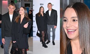 Jakub i Paulina Rzeźniczakowie ogrzewają się w świetle fleszy na premierze książki o Robercie Lewandowskim (ZDJĘCIA)