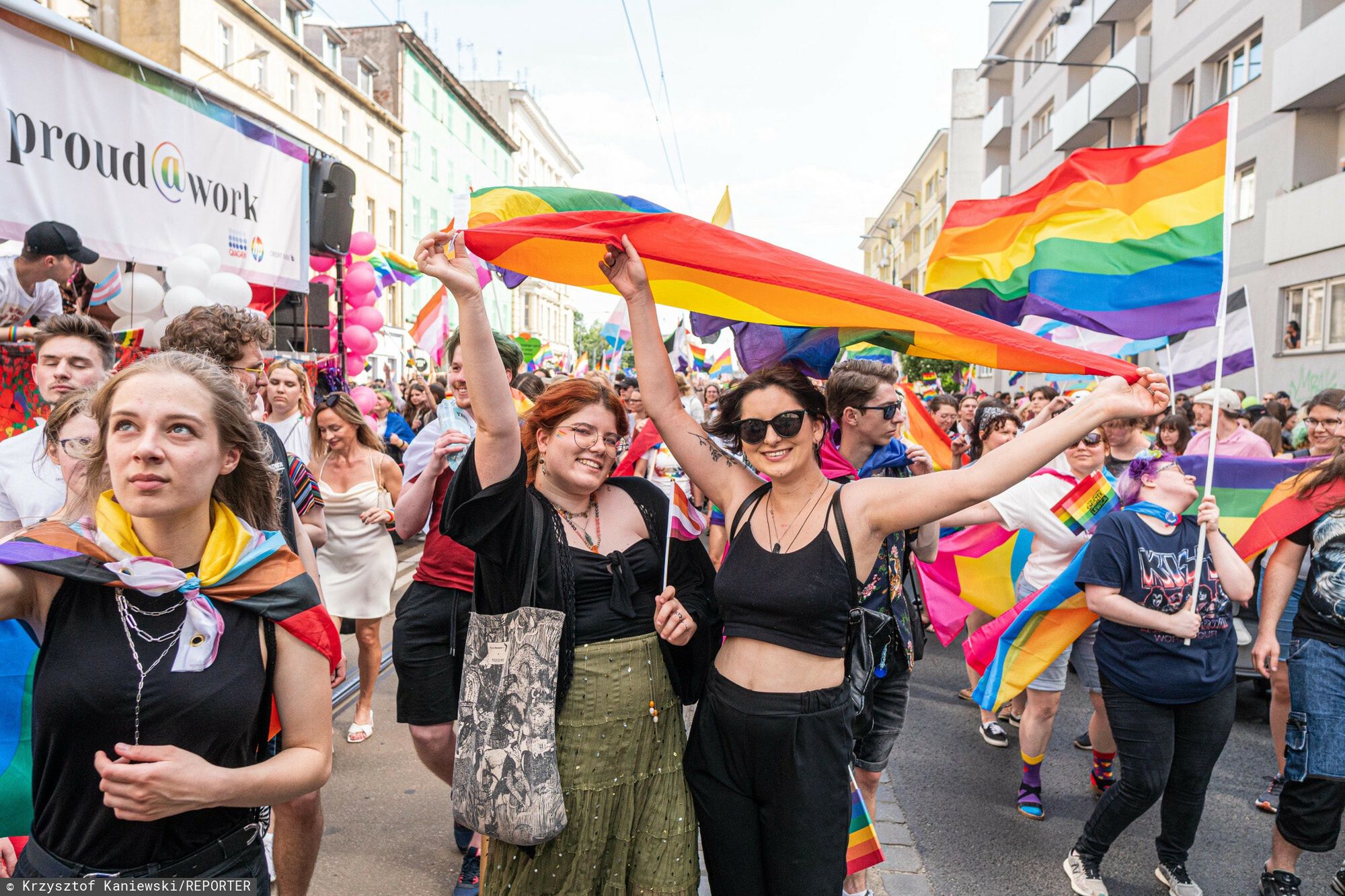 Marsz Równości we Wrocławiu w 2022 r.
