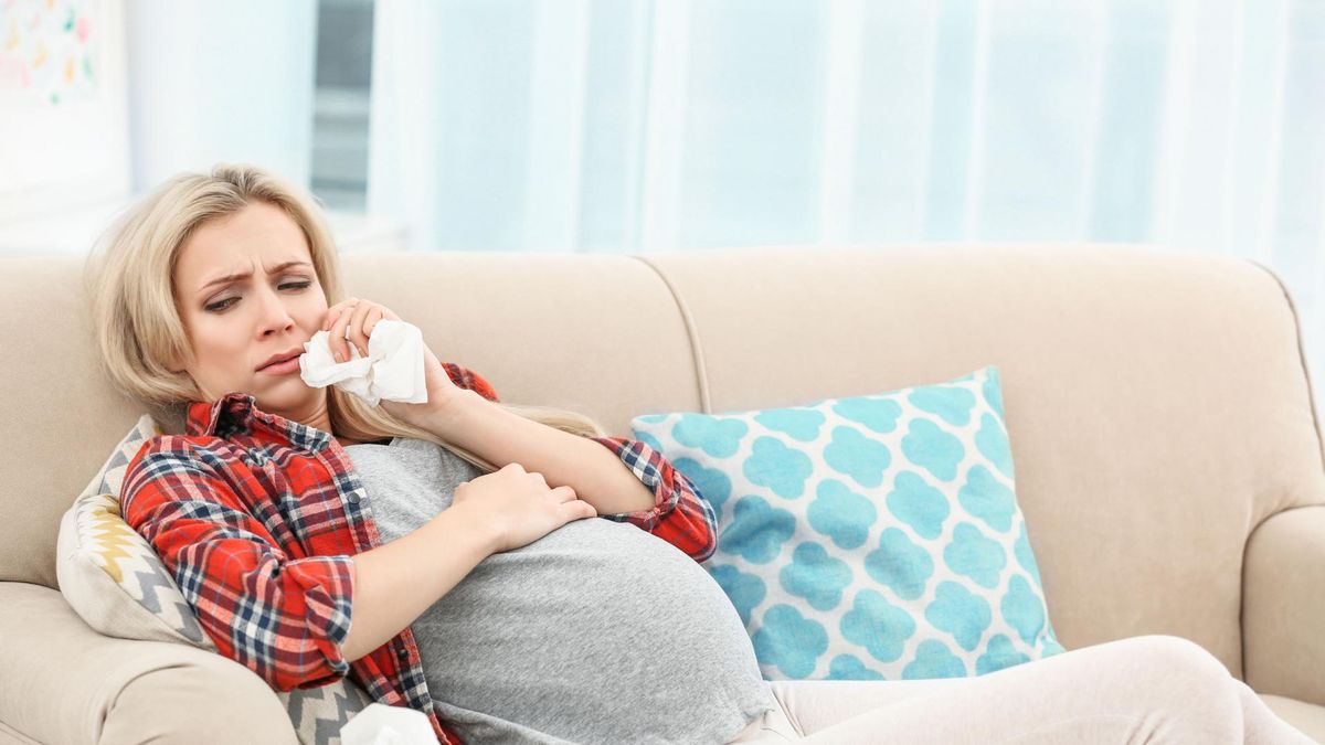 Ból gardła w ciąży