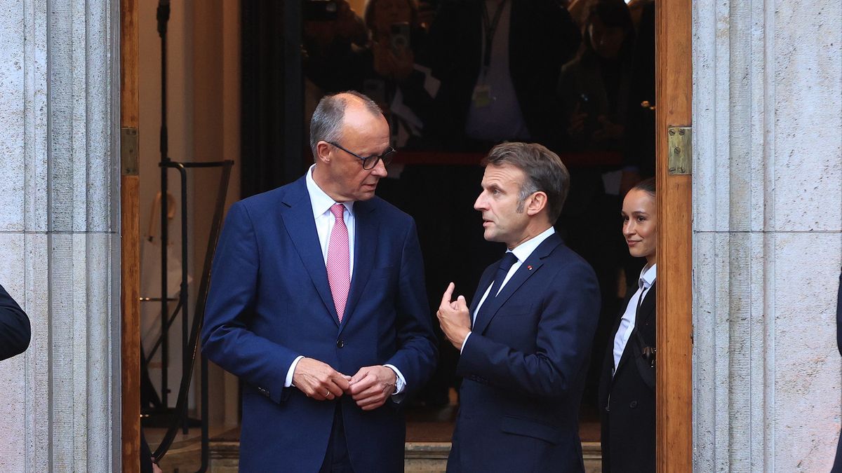 Friedrich Merz, Emmanuel Macron 