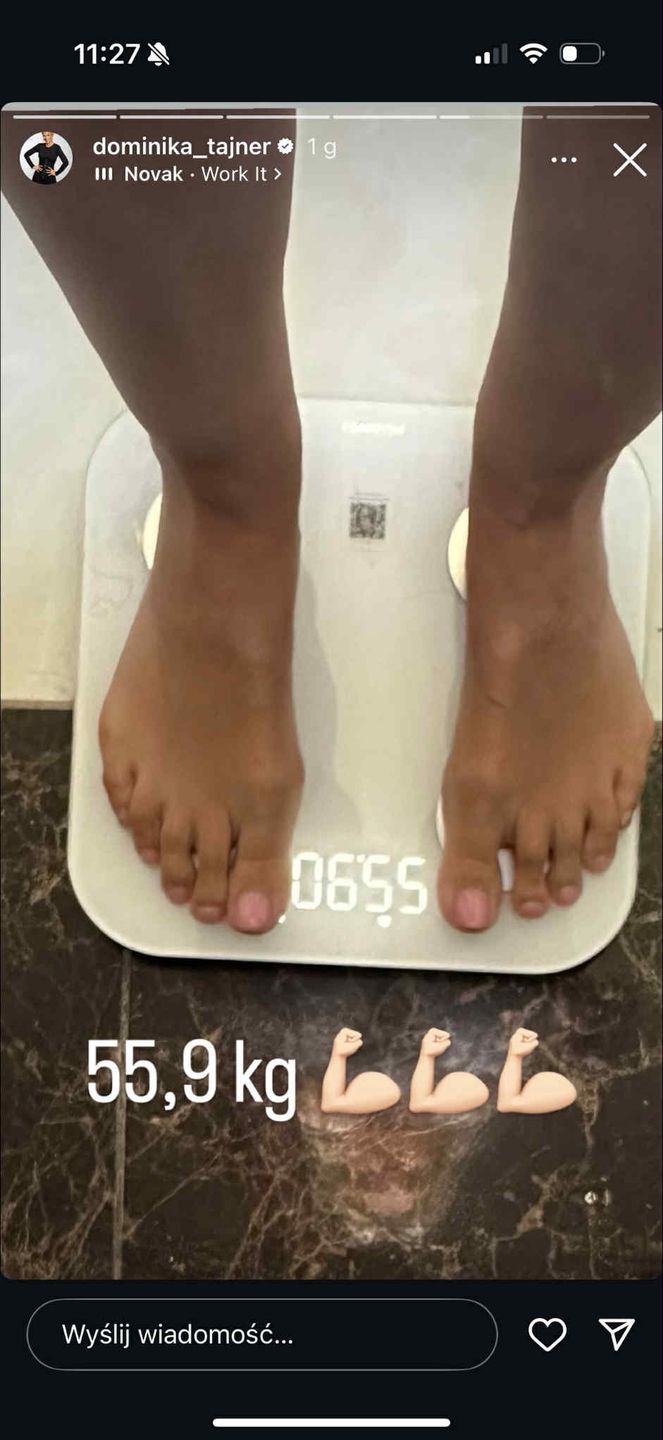 Dominika Tajner zdradza, ile waży