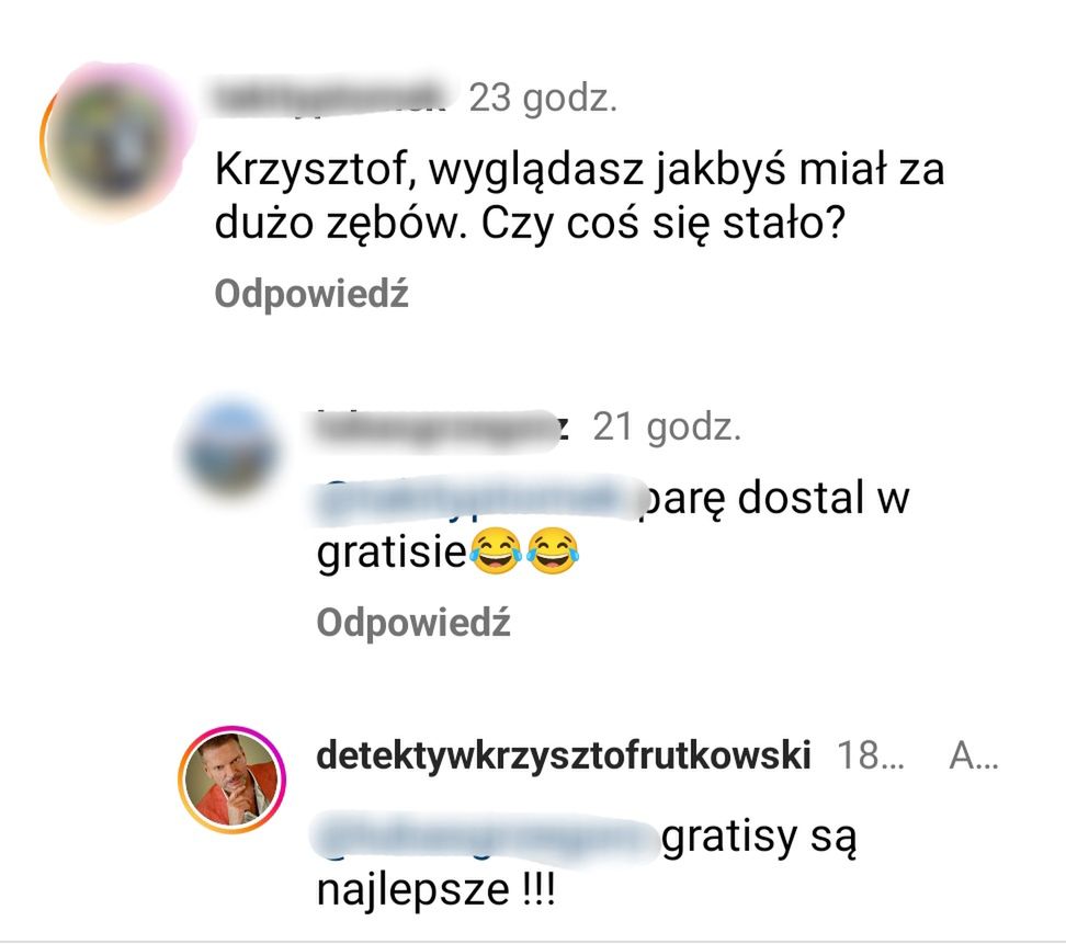 Krzysztof Rutkowski na Instagramie