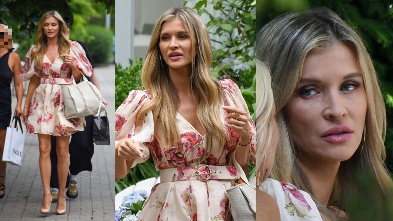 Joanna Krupa na lunchu w modnej restauracji