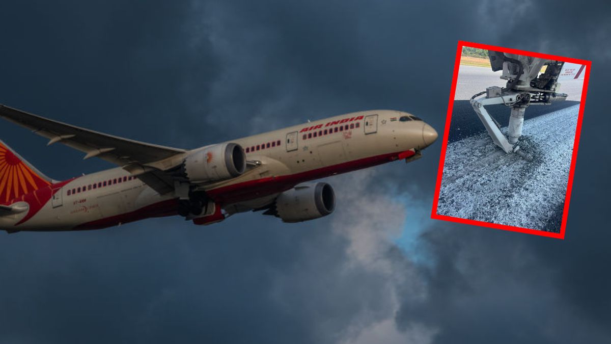 Niebezpieczny incydent podczas lądowania.