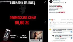 Producent Devil Energy Drink sprzedaje plakaty z reklamą, za którą został ukarany przez sąd