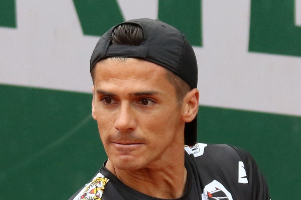 Federico Coria na korcie Roland Garros