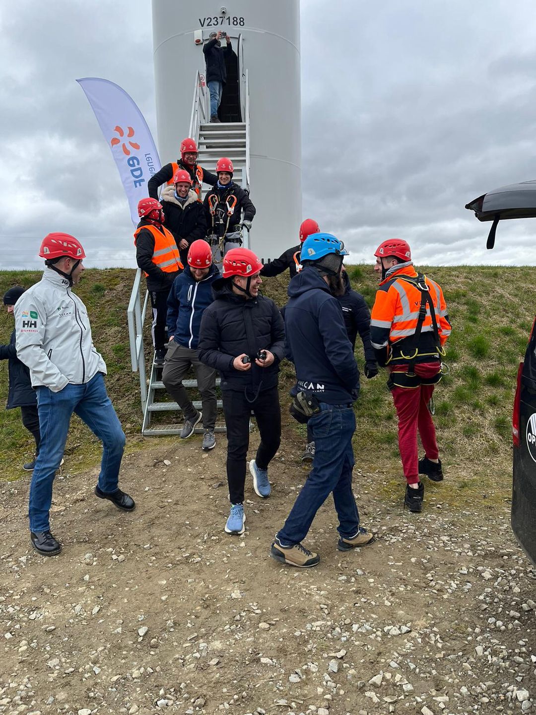 Uczestnicy projektu "Wiatr - Kopalnia Możliwości"